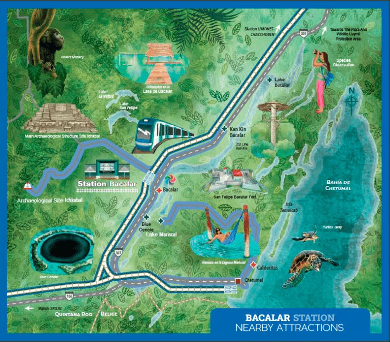 Bacalar Station Area The Mayan Fishing Train