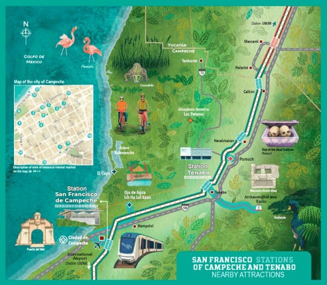 Campeche Station Mayan Fly Fishing Train