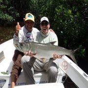 Beautiful baby tarpoon catch