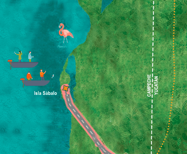 The mayan fly fishin train - tarpoon island station