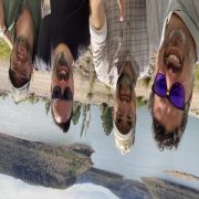 friends about to start fishing at lake bayacora