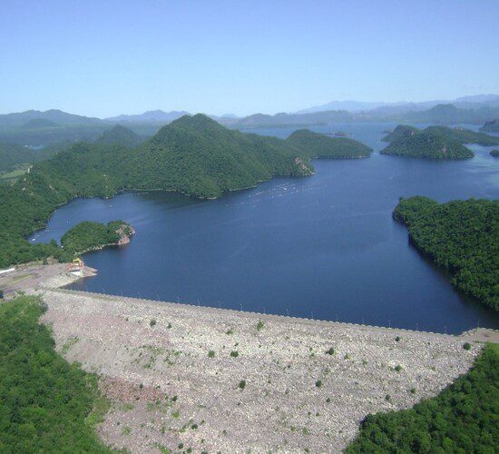 Areal view of Mateos Lake 1