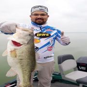 Giant black bass caught at Lake el Cuchillo