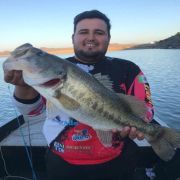 Beautiful black bass catch at Lake El Sabino