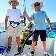 Great dorado catch with friends at Ensenada de los Muertos