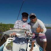 Happy angler at Boca Paila