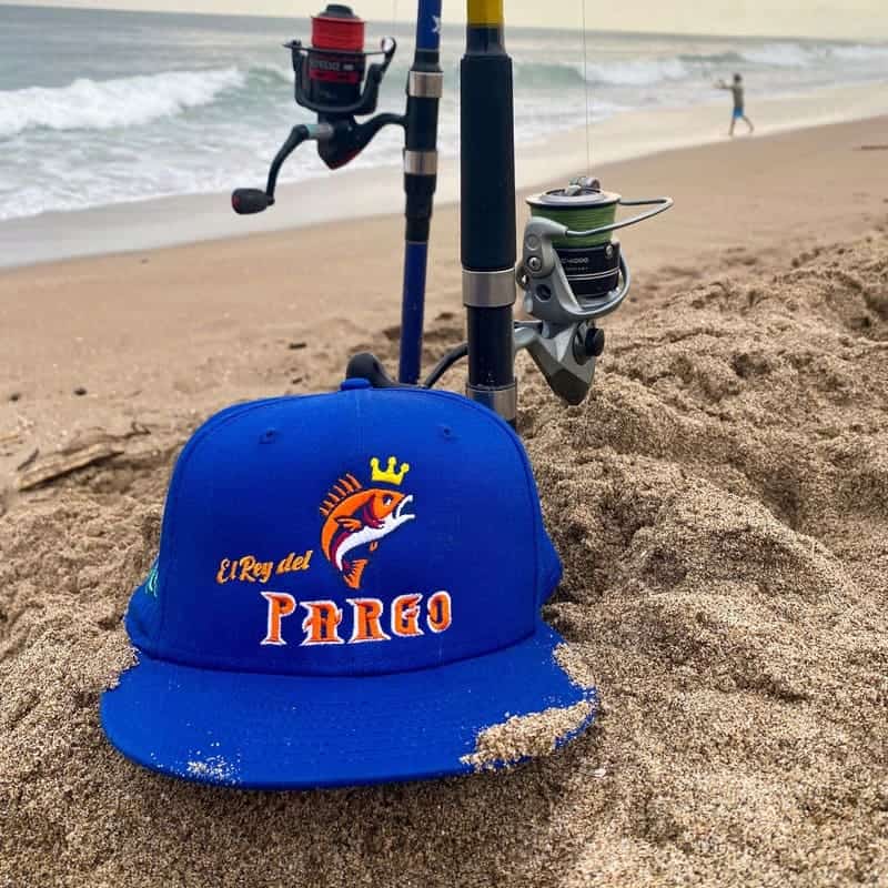 El Rey del Pargo is in the house. First Drop, Fishing Cap, limited edition by Nomonday, the best fishing wear